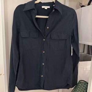 Vince Button Down Top